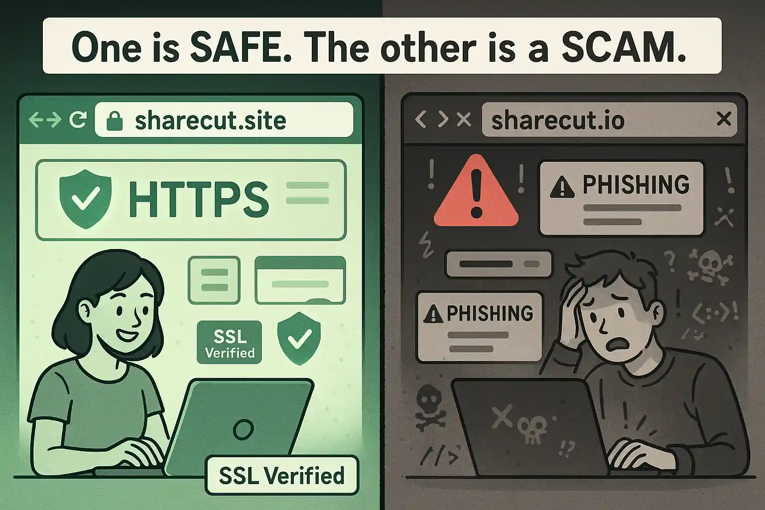 Sharecut.site vs Sharecut.io: The Difference